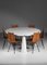 Eros Tripod Dining Table in Carrara Marble by Angelo Mangiarotti, 1970 15