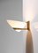Vitage Italian Wall Lamp in Brass and Opaline, 1950s, Image 2