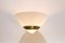 Vitage Italian Wall Lamp in Brass and Opaline, 1950s, Image 8