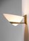 Vitage Italian Wall Lamp in Brass and Opaline, 1950s, Image 4