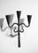 Vintage Brutalist Style Sconces in Wrought Iron, 1950, Set of 2, Image 11