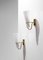 Small Swedish G203 Sconces in Brass and Opaline by Hans Bergström, 1960, Set of 2 10