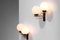 French F521 Sconces in Opaline and Brass, 1950s, Set of 2 6