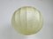 Mid-Century Modern Round Cocoon Pendant Lamp, Italy, 1960s, Image 3