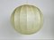 Mid-Century Modern Round Cocoon Pendant Lamp, Italy, 1960s 5