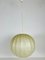 Mid-Century Modern Round Cocoon Pendant Lamp, Italy, 1960s 7