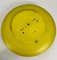 Mid-Century Yellow Metal and Opaline Glass Round Flushmount, 1960s, Image 7