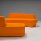Orange Polar Sofas by Pearson Lloyd for Tacchini, 2000s, Set of 2 5