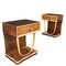 Art Deco Bedside Tables, 1930s / 40s, Set of 2 1