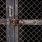 French Metal Four Door Mesh Locker by Gantois, 1930s 6