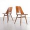 Walnut Dining Chairs by Radomir Hoffman, 1950s, Set of 2 5