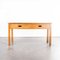 Rectangular Oak Desk with Two Drawers, 1950s, Image 1