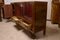 Art Deco Sideboard in Walnut Briar with Sliding Glass, Italy, 1940s 3