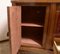 Art Deco Sideboard in Walnut Briar with Sliding Glass, Italy, 1940s 5