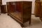 Art Deco Sideboard in Walnut Briar with Sliding Glass, Italy, 1940s 2