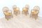 Mid-Century Bamboo, Cane & Wicker Tiki Dining Chairs, 1960s, Set of 4, Image 1