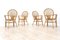 Mid-Century Bamboo, Cane & Wicker Tiki Dining Chairs, 1960s, Set of 4 3
