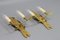French Gilt Bronze Parrot Wall Sconces, 1970s, Set of 2 14