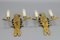 French Gilt Bronze Parrot Wall Sconces, 1970s, Set of 2, Image 10