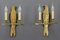 French Gilt Bronze Parrot Wall Sconces, 1970s, Set of 2, Image 2