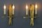 French Gilt Bronze Parrot Wall Sconces, 1970s, Set of 2 4