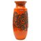 Fat Lava Vase in Orange by Scheurich, 1960s 1