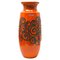 Fat Lava Vase in Orange von Scheurich, 1960er 1