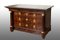 Antique French Empire Chest of Drawers in Mahogany with Belgium Black Marble Top, 1800s 1