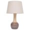 Mid-Century Modern Danish Lamp in Stoneware with Graphic Pattern from Soholm, 1970s, Image 1