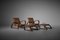 Lounge Chairs and Footstools from Francis Jourdain, France, 1920s, Image 10