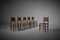 Bauche N°19 Chairs by Charlotte Perriand for Steph Simon, France, 1930s, Set of 6 2