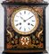 Inlaid Wood Boulle Pendulum Clock, 1800s, Image 2