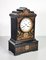 Inlaid Wood Boulle Pendulum Clock, 1800s, Image 1