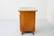 Dutch Side Table in Blonde Wood and Green Laminate, 1970s 5