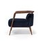 Scandinavian Modern Lounge Chair in Walnut, Image 3