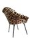 Poltrone Mid-Century in velluto leopardato, anni '60, set di 2, Immagine 6