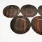 Danish Palisandre Plates from Morsbak, 1960s, Set of 5 3