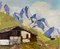 Jean Lassueur, Dolomiti, 1937, olio su tela, Immagine 1