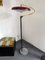 Lampadaire de Lecture Mid-Century en Verre Acrylique Rouge, Italie, 1950s 9