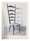Italienische Stühle aus Holz & Stoff mit hoher Rückenlehne von Minotti, 1950er, 2er Set 7