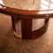 Brutalist Marble & Rosewood Dining Table, 1970s 6