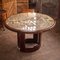 Brutalist Marble & Rosewood Dining Table, 1970s, Image 1