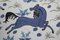 19th Century Silk Tashkent Suzani Animal Tablecloth, Image 6