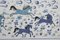 19th Century Silk Tashkent Suzani Animal Tablecloth 9