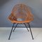 Vintage Lounge Chair in Rattan from Rohé Noordwolde, 1960s 3