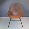 Vintage Lounge Chair in Rattan from Rohé Noordwolde, 1960s, Image 1