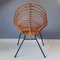 Vintage Lounge Chair in Rattan from Rohé Noordwolde, 1960s 7