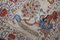 Vintage Folk Art Silk Suzani Tapestry, Uzbekistan 7
