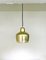 Lampe à Suspension Cloche Dorée Vintage par Alvar Aalto pour Louis Poulsen, 1960s 2