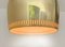 Lámpara colgante vintage en forma de campana dorada de Alvar Aalto para Louis Poulsen, años 60, Imagen 6